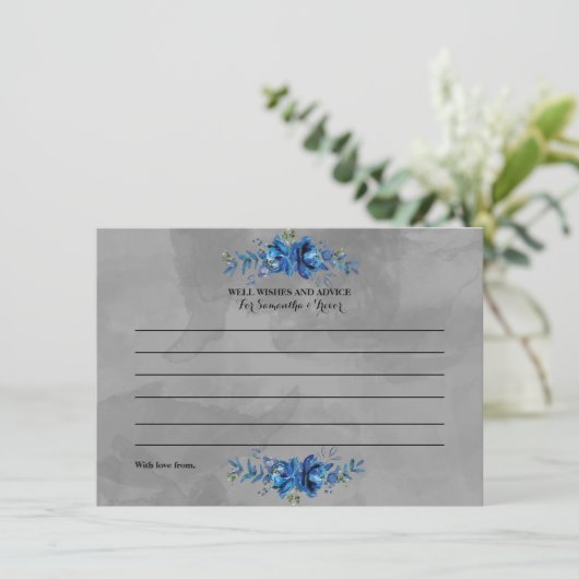 Bloom & Blossom: Uw Bloemengids voor advies Informatiekaartje (Staand voorkant)