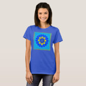 Bloom Blue T-shirt (Voorkant volledig)