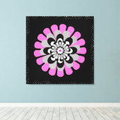 Bloom Blush Canvas Afdruk (Insitu (Houten vloer))