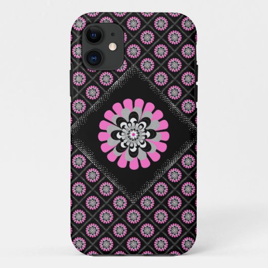 Bloom Blush Diagonal Patchwork Case-Mate iPhone Case (Achterkant)