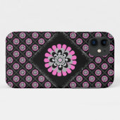 Bloom Blush Diagonal Patchwork Case-Mate iPhone Case (Achterkant (horizontaal))