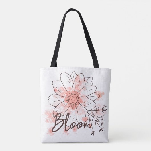 Bloom Boho Tote Bag (Achterkant)