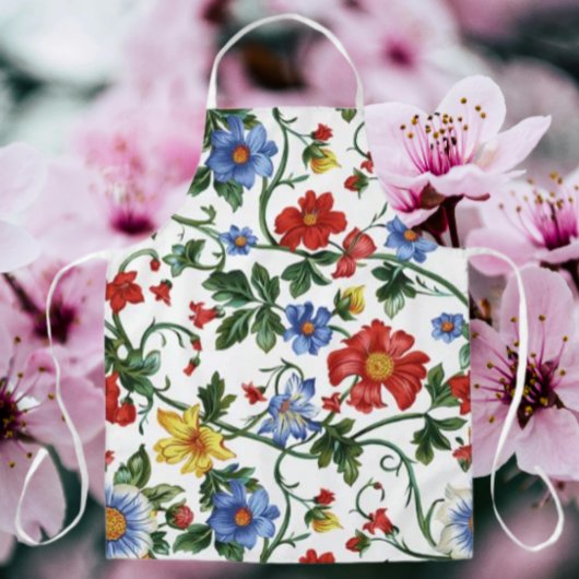 Bloom Boldly – Floral Apron Schort