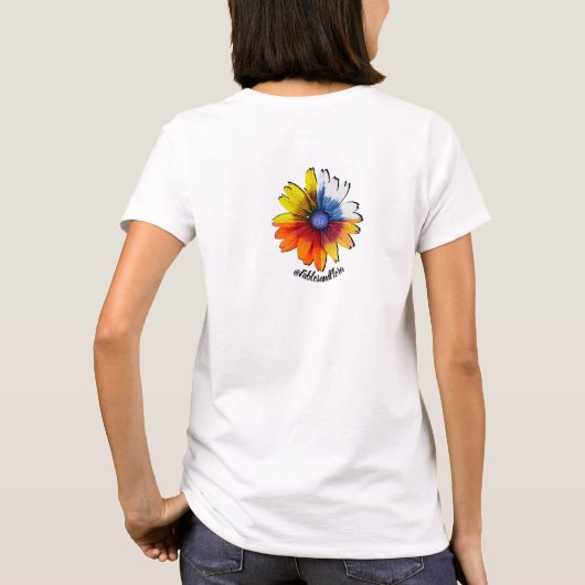 Bloom Boxed Garden Bouquet T-shirt (Achterkant)