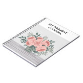 Bloom & Brain Dump - Bloemgedachte Dagboek Notitieboek (Linkerzijde)