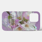 Bloom Bravely Pink Apple Blossom Flower Hoesje Mat (Achterkant (horizontaal))