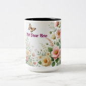 "Bloom & Brew Mok" Tweekleurige Koffiemok (Center)