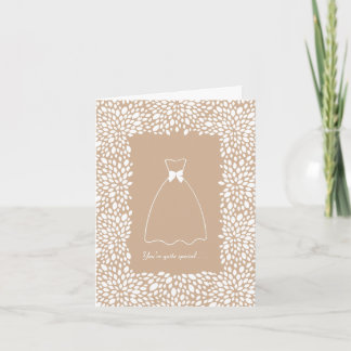 Bloom  Bridesmaid Request Kaart