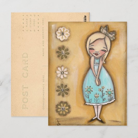 BLOOM - briefkaart (Voorkant / Achterkant)