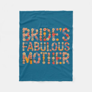 Bloom bruid's fabulous moeder doe crew stam bruids fleece deken