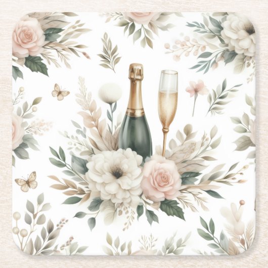 Bloom & Bubbles Onderzetters (Voorkant)