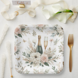 Bloom & Bubbles Papieren Borden Bordje