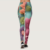 Bloom Burst Bloemen Explosie Legging (Achterkant)