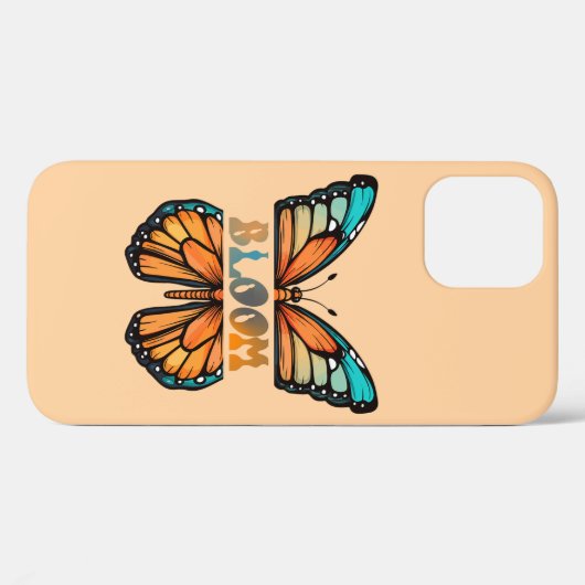 Bloom – Butterfly Design Case-Mate iPhone Case (Achterkant (horizontaal))