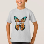 Bloom – Butterfly Design T-shirt (Voorkant)