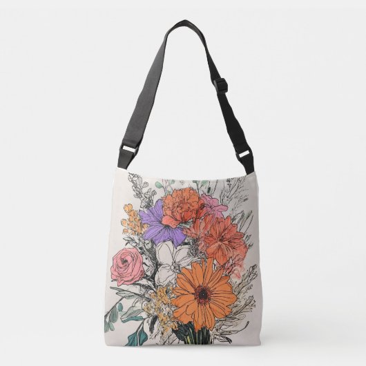 "Bloom & Carry: Bloemenboekettassen voor elke Occa Crossbody Tas (Voorkant)