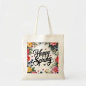 Bloom & Carry Joy: ‘FIJNE LENTE’ Tote Bag (Voorkant)
