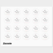 Bloom Clarity Ronde Sticker (Vel)