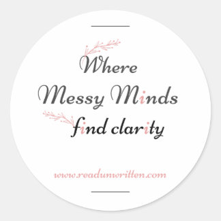 Bloom Clarity Ronde Sticker