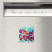 Bloom Colorful Floral Magnet (Insitu (Vaatwasser))