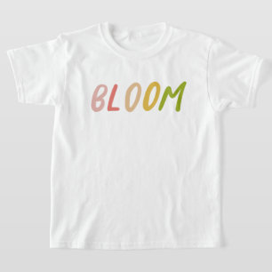 Bloom Cute Colorful Simple kinder T-shirt