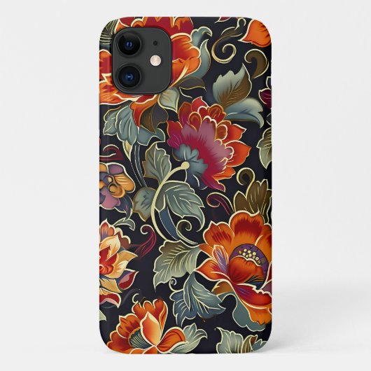  Bloom Elegance Telefoon Hoesje (Achterkant)