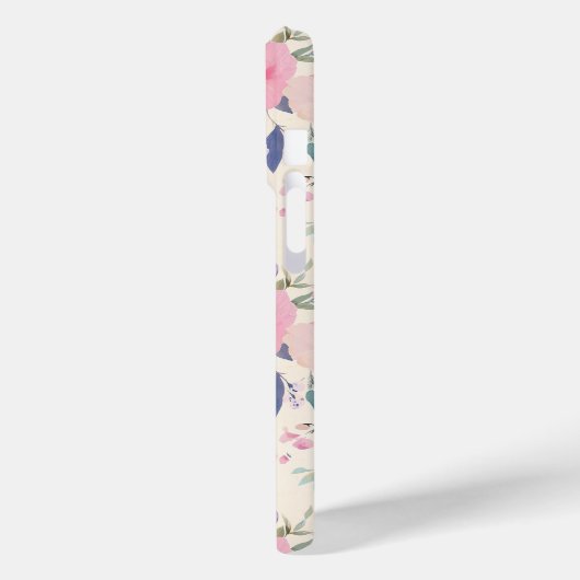 Bloom Elegant Roze Patel Waterverf Case-Mate iPhone Case (Achterkant / Links)