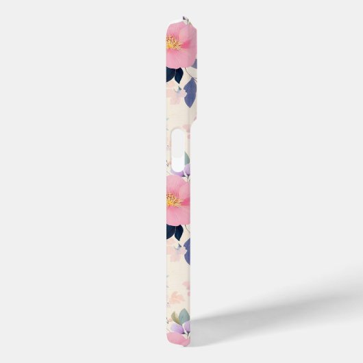 Bloom Elegant Roze Patel Waterverf Case-Mate iPhone Case (Achterkant / Rechts)