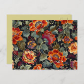  Bloom Elegantie Groet Briefkaart (Voorkant / Achterkant)