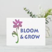 Bloom en Grow (Staand voorkant)