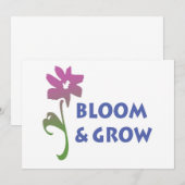 Bloom en Grow (Voorkant / Achterkant)