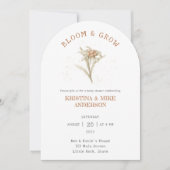 Bloom en Grow Edelweiss Baby shower Kaart (Voorkant)