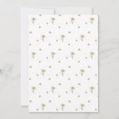 Bloom en Grow Edelweiss Baby shower Kaart (Achterkant)