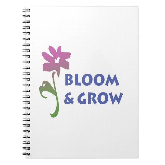 Bloom en Grow Notitieboek (Voorkant)
