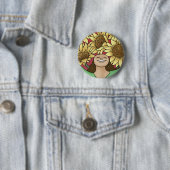 Bloom en Grow Ronde Button 5,7 Cm (In situ)