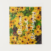 Bloom en wees blij wandkleed (Voorkant)