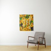 Bloom en wees blij wandkleed (In situ)