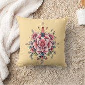 Bloom & Flame –  bloemenelegantie Kussen (Deken)