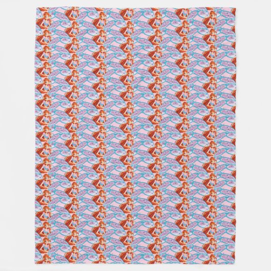 Bloom Fleece Deken (Voorkant)