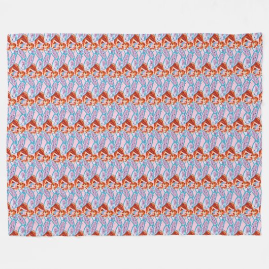 Bloom Fleece Deken (Voorkant (Horizontaal))