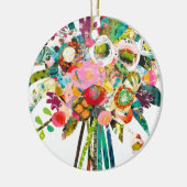 Bloom Floral Ceramic Ornament (Links)