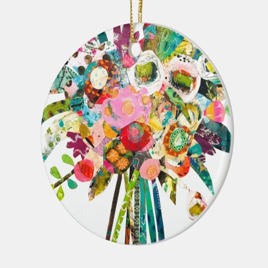 Bloom Floral Ceramic Ornament (Links)