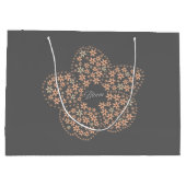 Bloom Floral Design – Dark Elegant Design Groot Cadeauzakje (Achterkant)