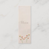 Bloom Floral Mini Bladwijzer Contactkaartje (Voorkant)