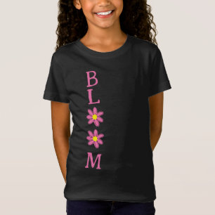 Bloom Flowers Girl's T-Shirt