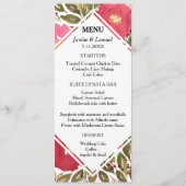 Bloom Flowers Menu Kaart (Voorkant)