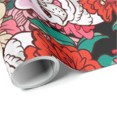 Bloom French Bulldog | Gift for US Independence Da Cadeaupapier (Rol Hoek)