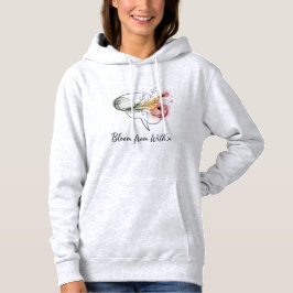 Bloom From Within – Women’s Aesthetic Hoodie 