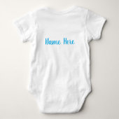 Bloom & Giggle Baby Panda Eén Jaar Outfit Romper (Achterkant)