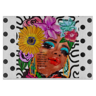 Bloom Glass Cutting Board Snijplank